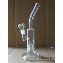 Factory Wholesale Clear Glass Water Pipe 11.8" with Tyre Perc